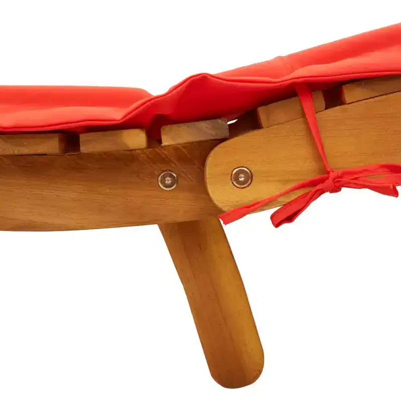 vidaXL Sun lounger21.65 x 72.44 x 25.20 in Solid Acacia Wood