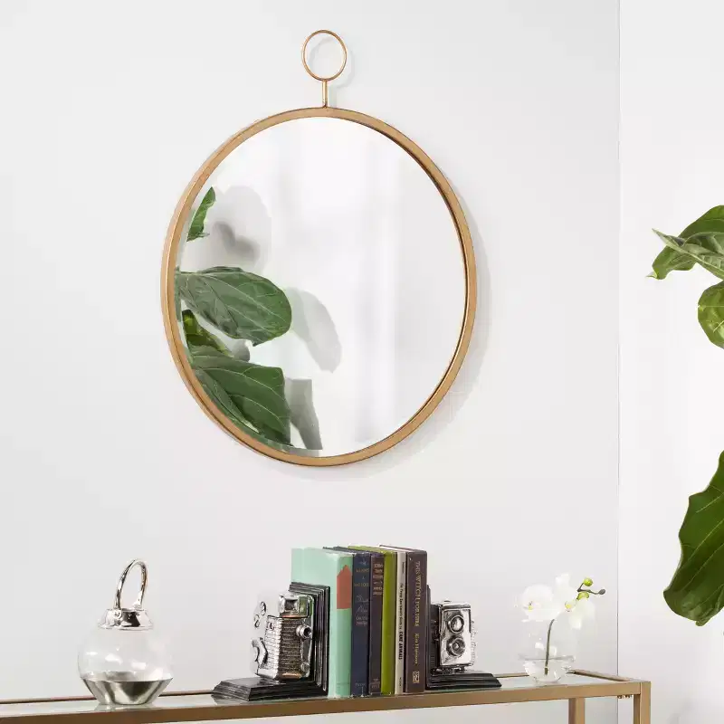 Lorena Decorative Wall Mirror - Gold - SEI