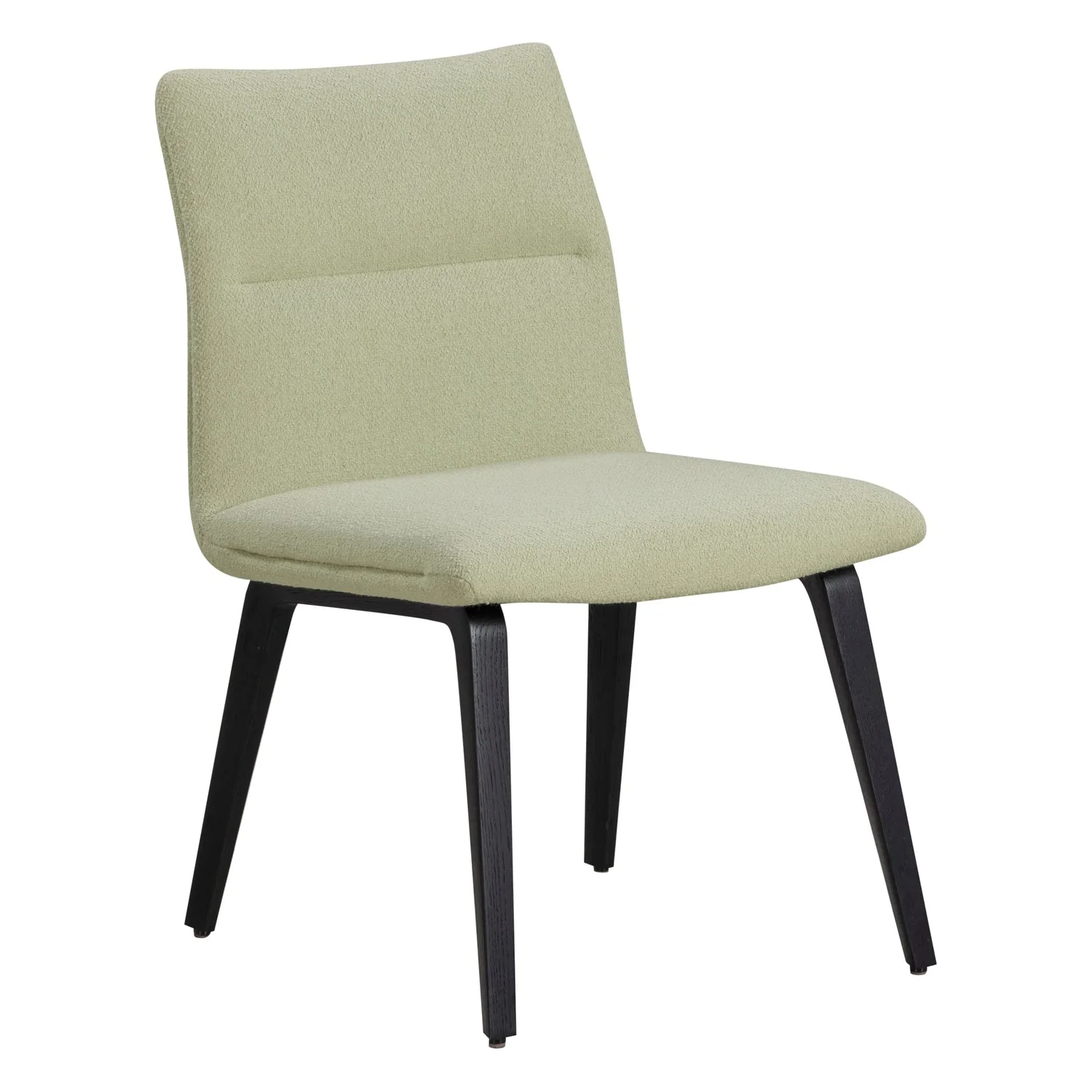 Contemporary Upholstered Dining Chair with Folded Back Detail for Dining Rooms