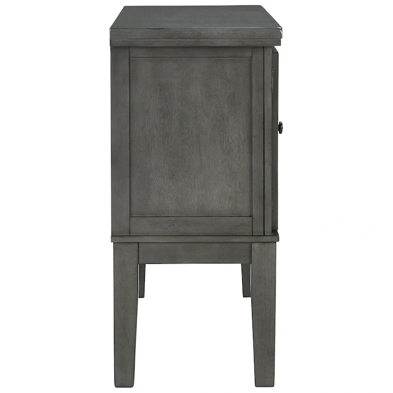Antique Gray Dining Room Server - 56W x 18D x 39H