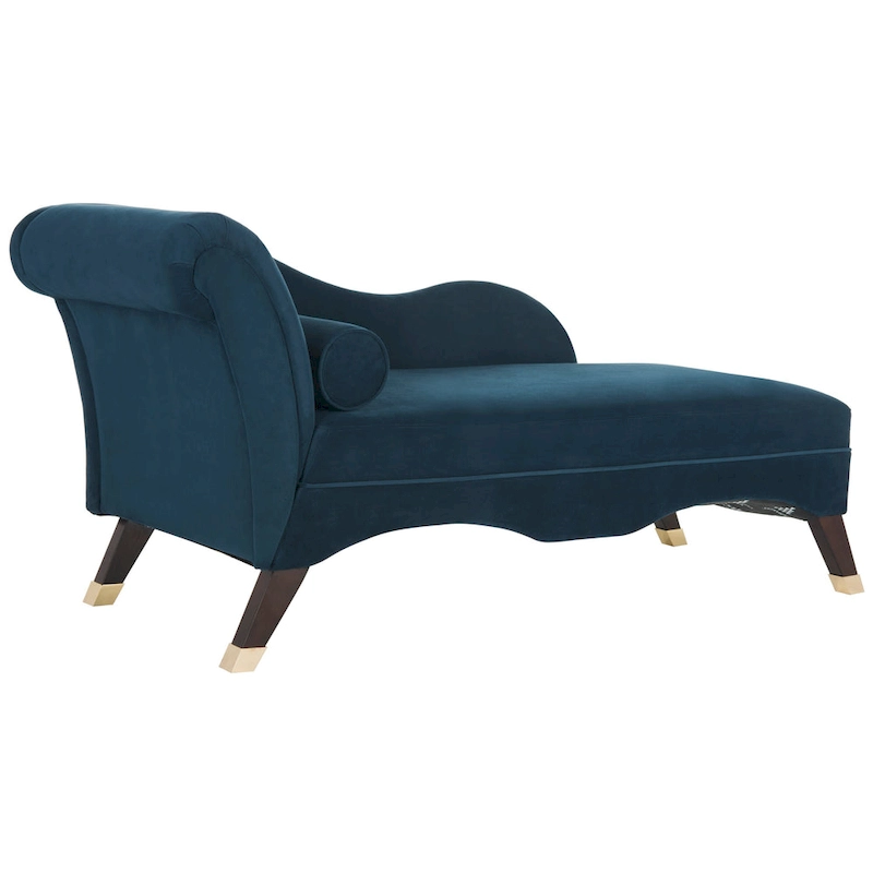 SAFAVIEH Karan Mid-Century Modern Chaise with Pillow - 63Wx28Dx30H