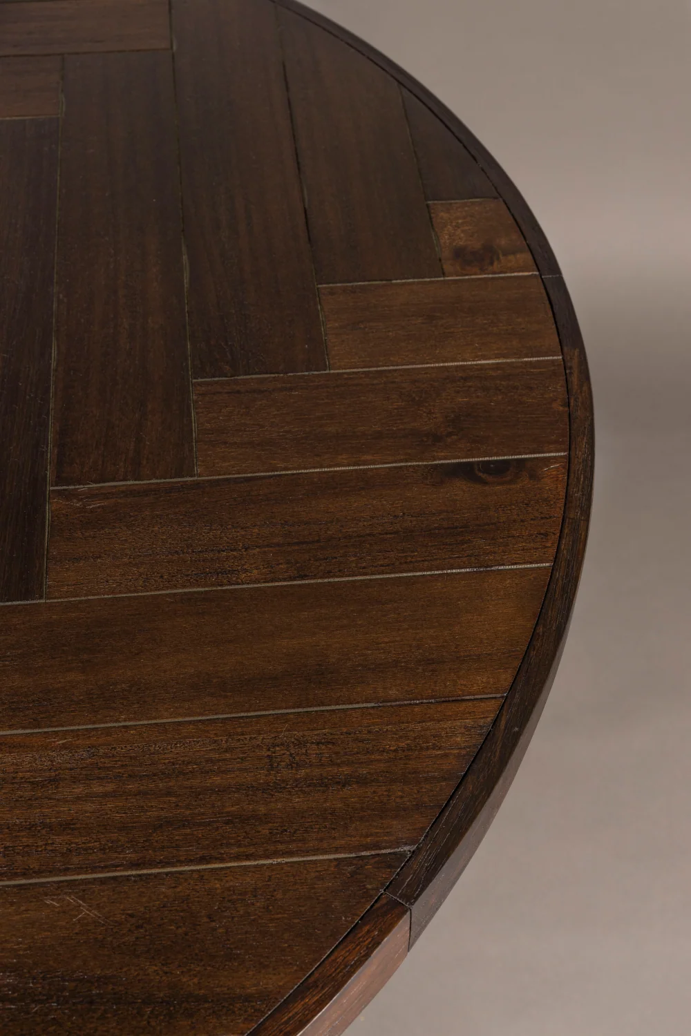 Round Acacia Dining Table