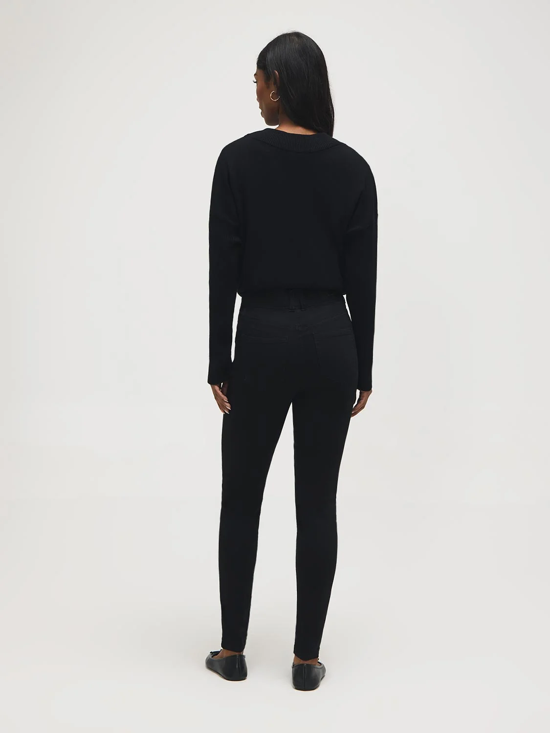Cotton-Blend Stretch Skinny Jeans