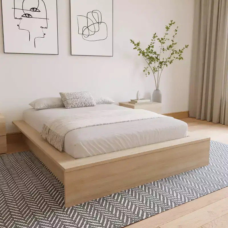 Queen James Platform Bed