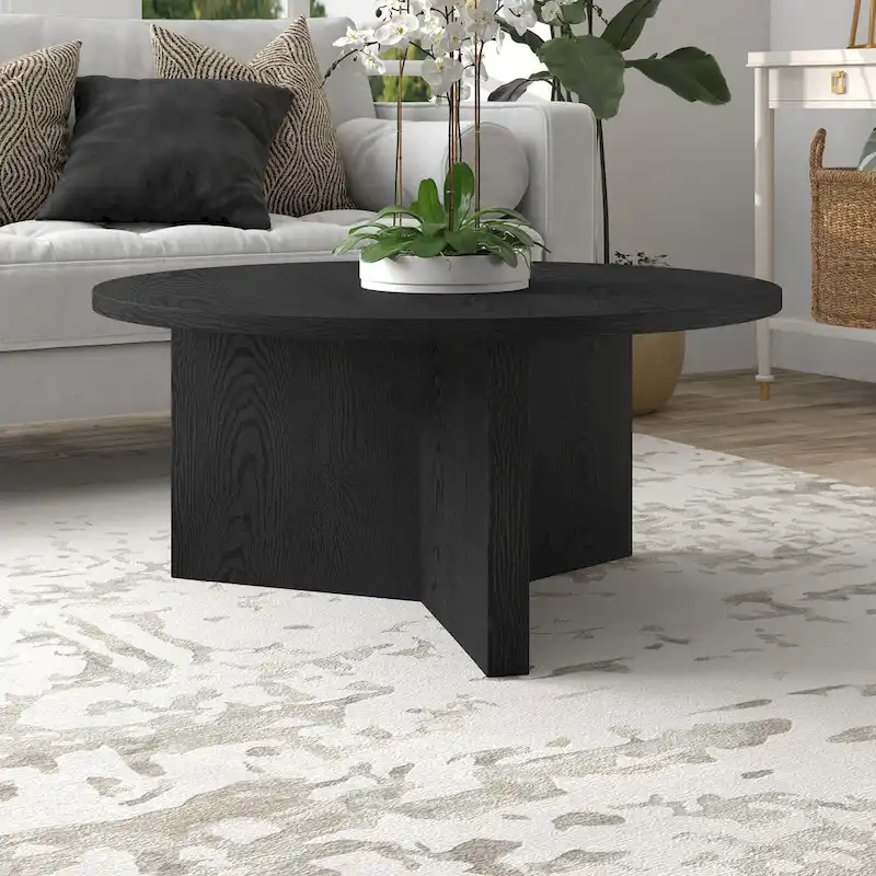 Anders 36 Wide Round Coffee Table - 36 Wide