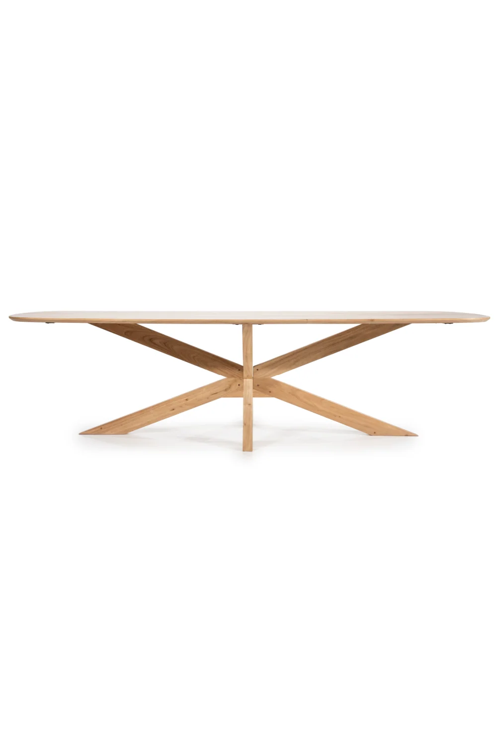 Natural Acacia Wood Dining Table