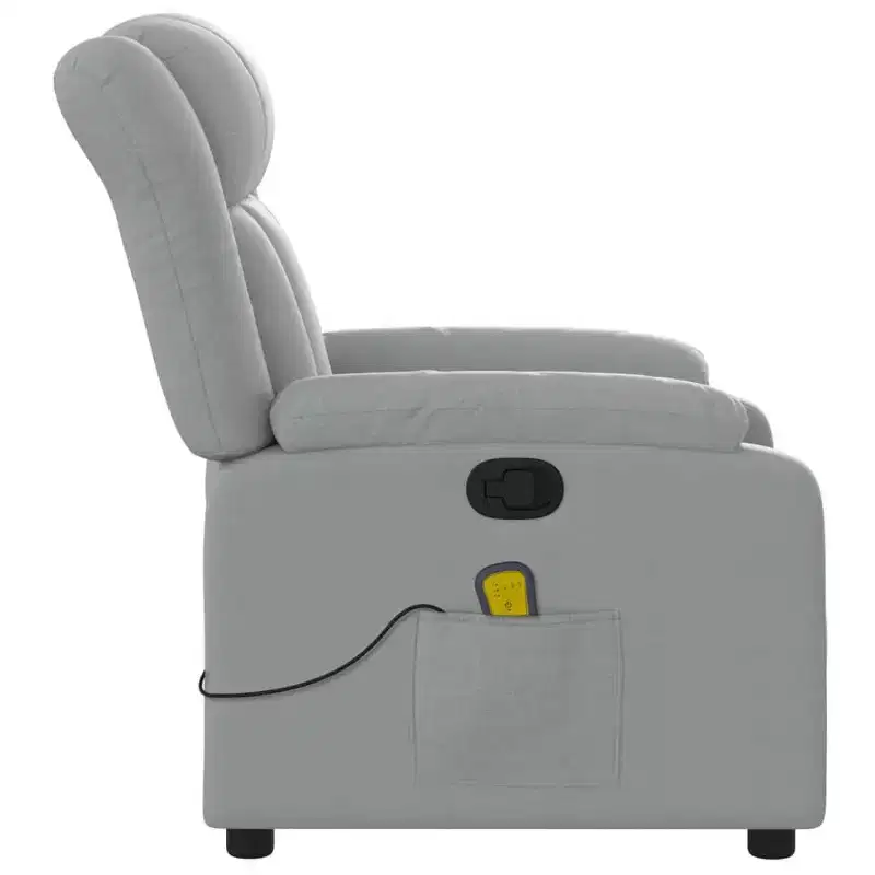 Massage Recliner Chair with Vibration & Adjustable Footrest