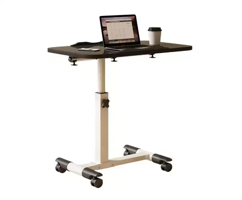 Floor-standing bedside table, modern computer desk, lazy home bedroom bedside student writing desk. Suitable for living rooms.