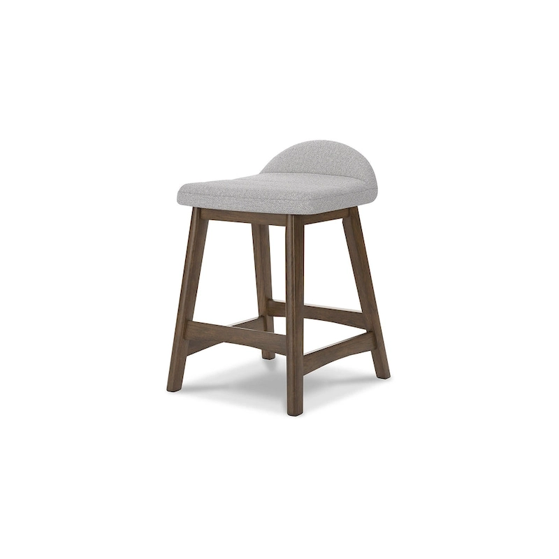 Signature Design by Ashley Lyncott Upholstered Counter Height Bar Stool (Set of 2) - 19W x 20D x 29H