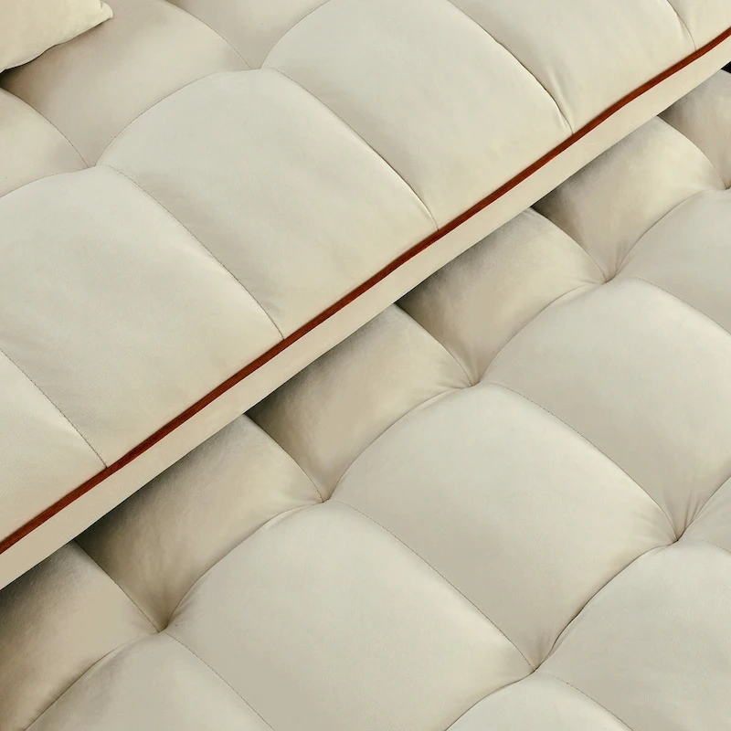 55.51 inch versatile foldable sofa bed in 3 lengths