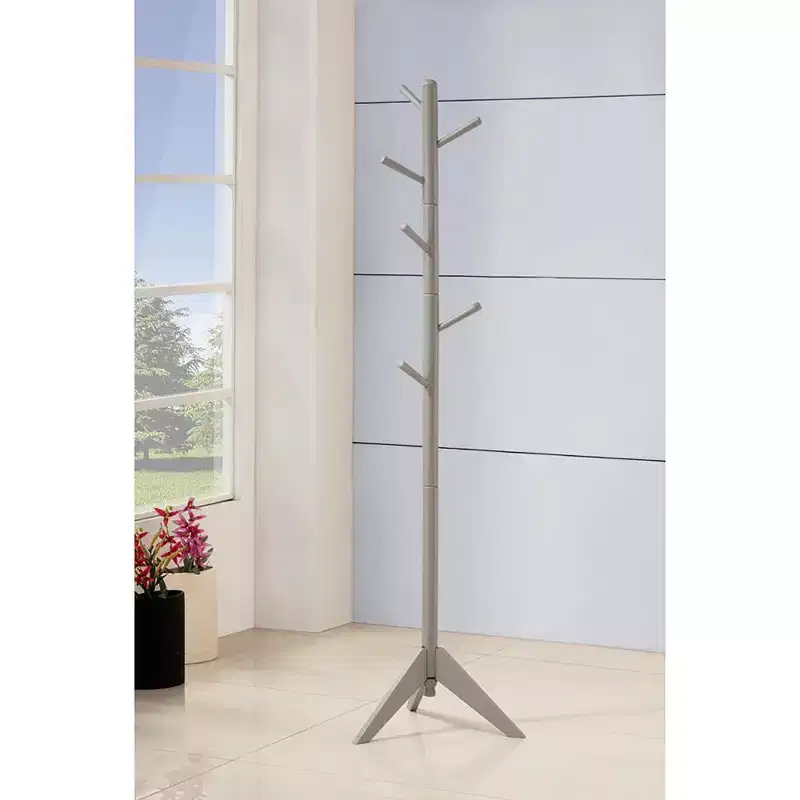 Rotating 6-Hook Coat Rack Stylish Entryway Organizer
