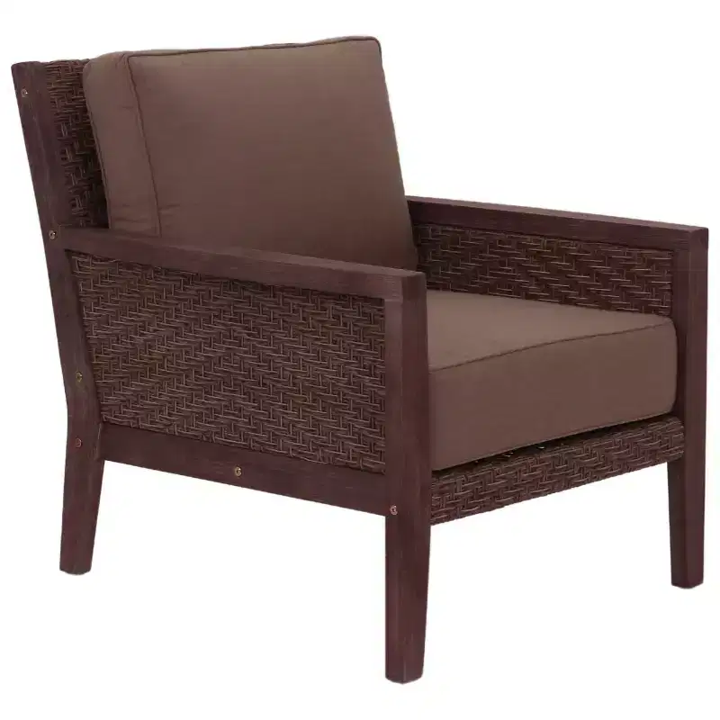 Courtyard Casual Buena Vista II 2 pc Club and Ottoman Includes: One Club Chair and One Ottoman