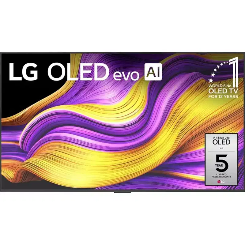 LG 55 G5 OLED evo 4K UHD Smart TV with One Wall Design (2025) with Soundbar, Mount & Accessories