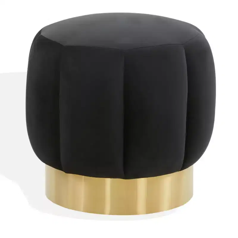 Maxine Channel Tufted Otttoman - SFV4707 - Safavieh Couture