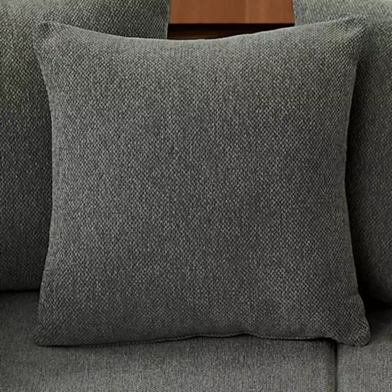 Chenille Cloud Couch: U-Shaped Sectional, Minimalist Luxury