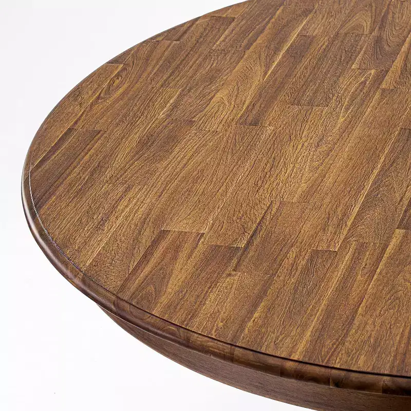 Rubberwood Round Dining Table 30''H x 48'' Diameter