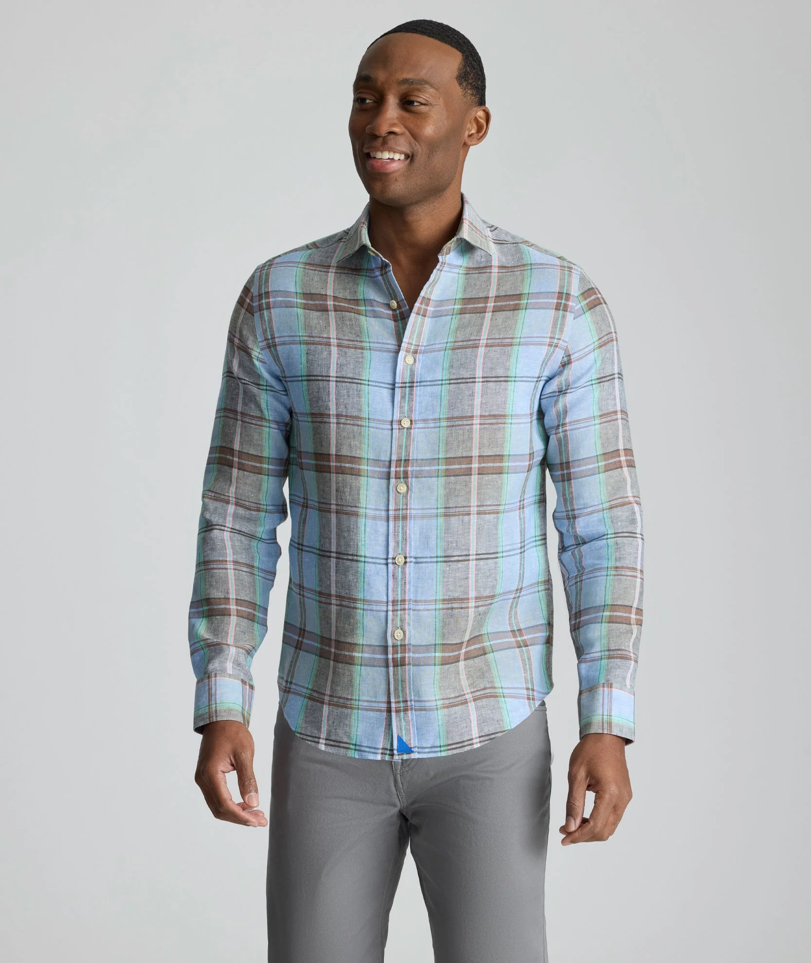 Plaid Linen Shirt