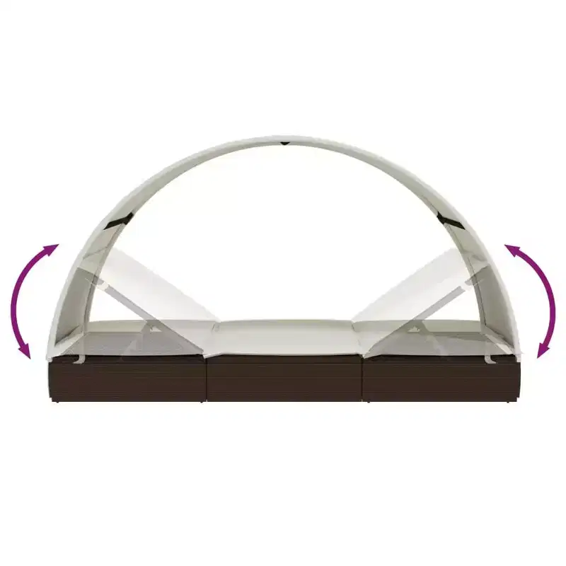 vidaXL Patio Sunbed