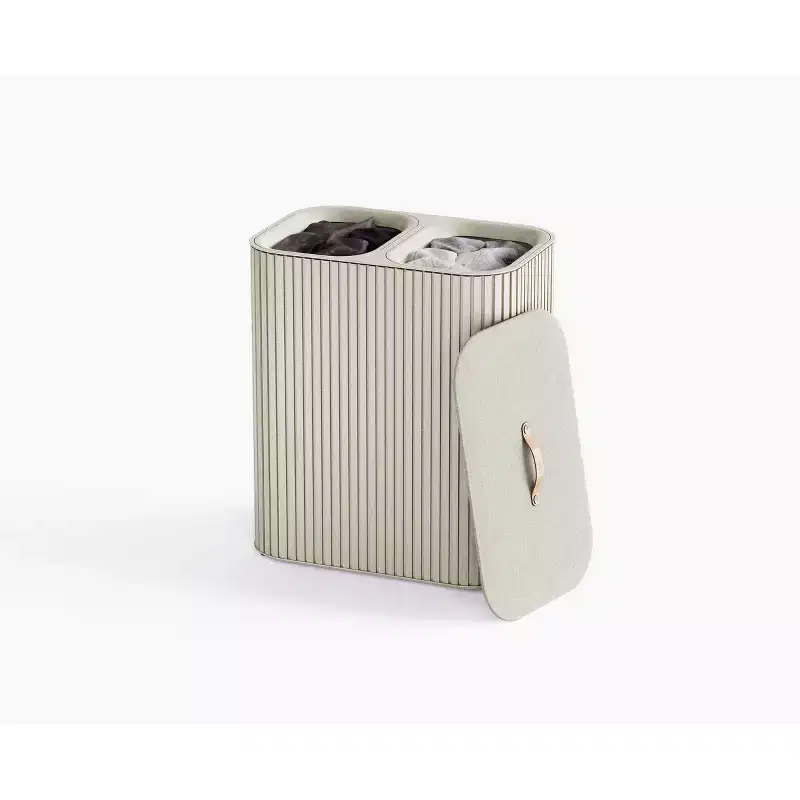 Joseph Joseph Tota Luxe 90L Bamboo Laundry Separation Basket - Ecru