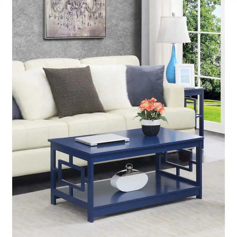 Convenience Concepts Town Square Coffee Table with Shelf