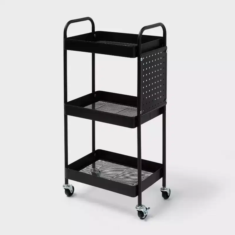 3 Tier Pegboard Cart