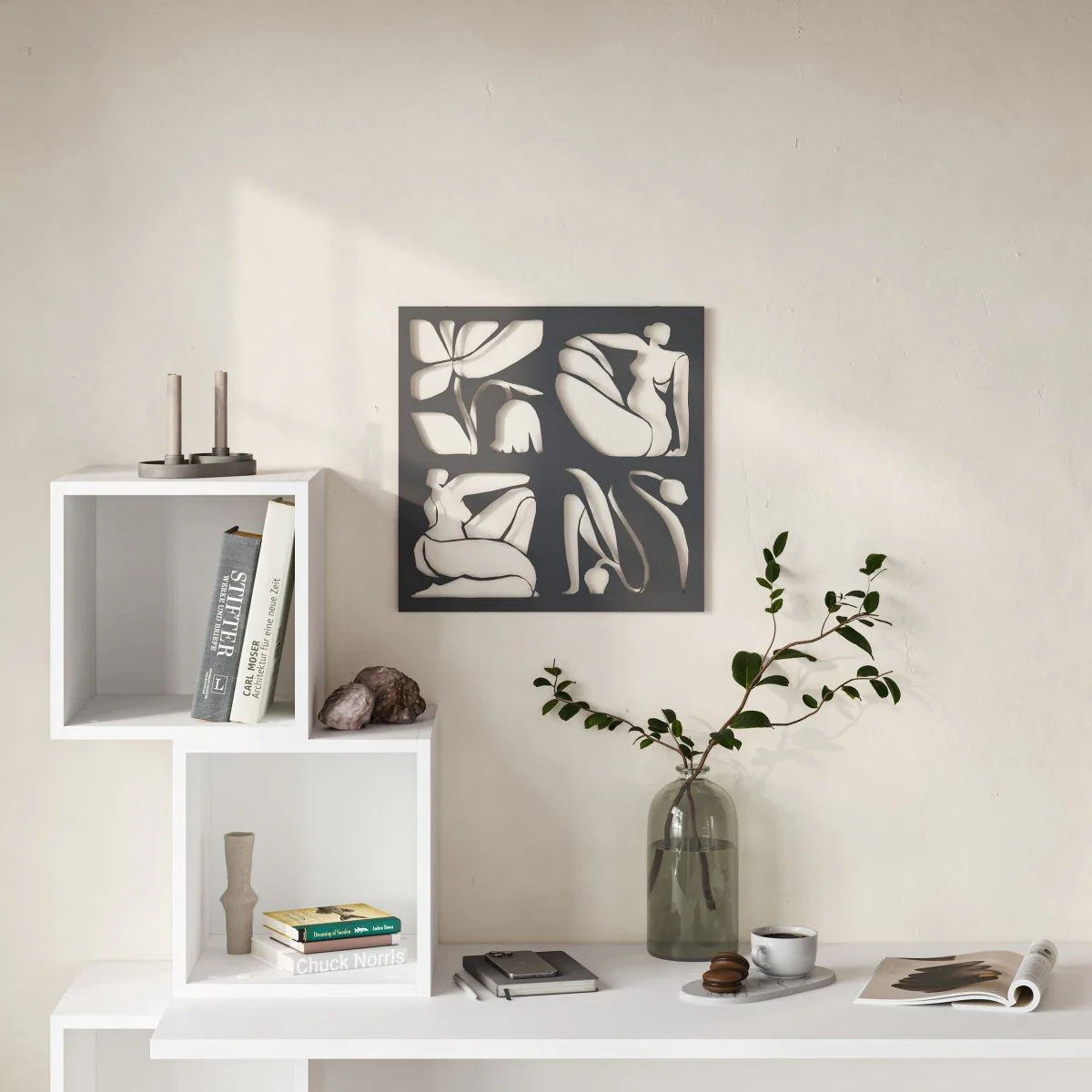 Modern Metal Wall Art Home Decorative Ornament