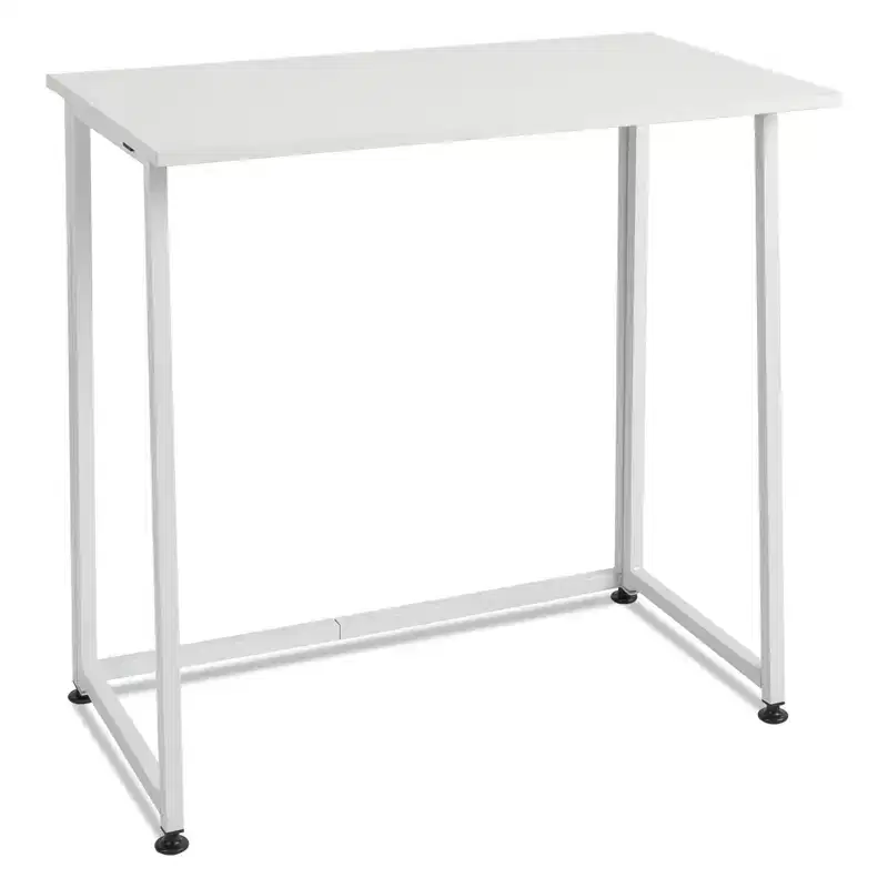 Karl Home 31.5 Wide Metal Base Writing Desk White