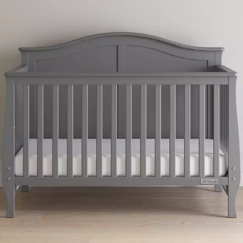 Child Craft Camden 4-in-1 Convertible Crib, Converts to Day Bed, Toddler Bed and Full Size Bed, 3 Mattress Positions, Baby Safe Finish