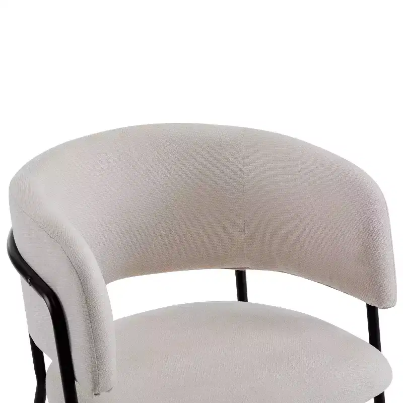 Christopher Knight Home Nest Modern Upholstered Dining Chairs with Metal Frame (Set of 6)