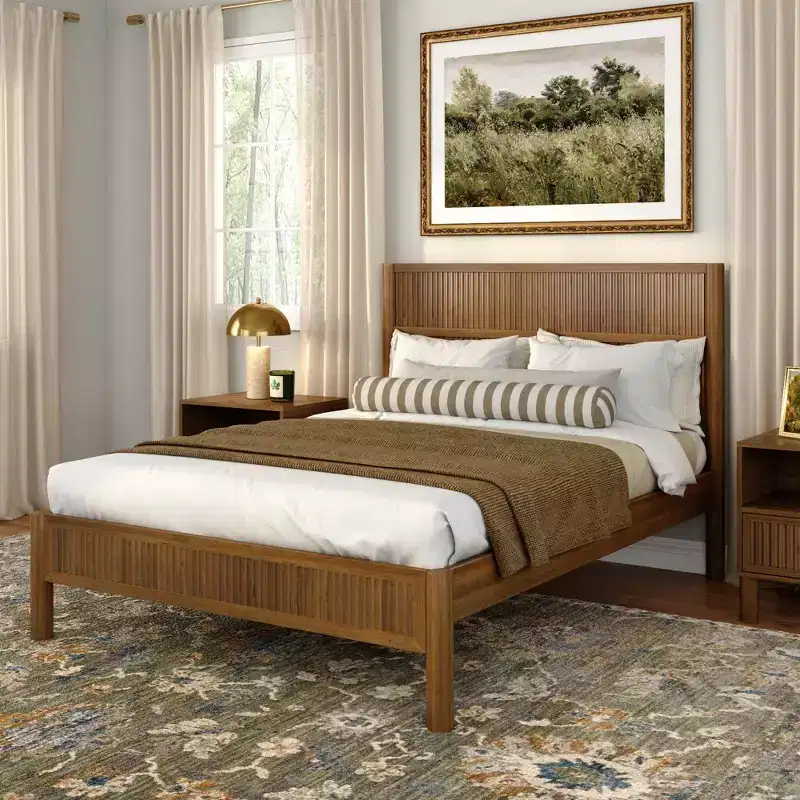 Sera Fluted Queen Bed