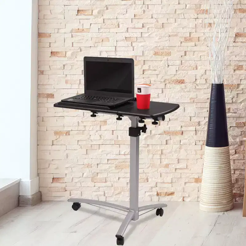 Karl Home 29 inch H x 25 inch W Laptop Cart with Wheels