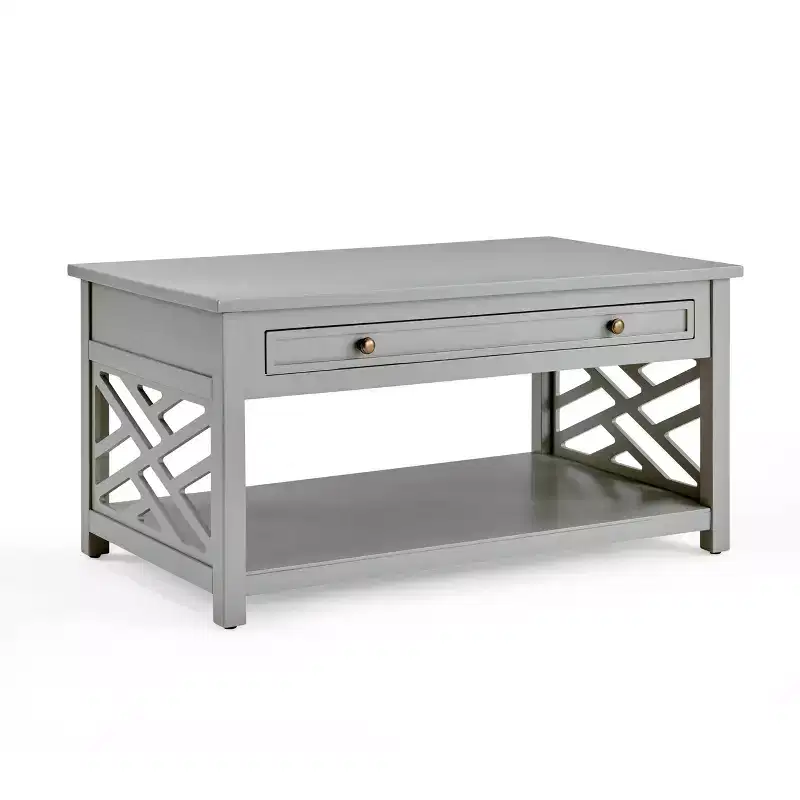 36 Middlebury Wood Coffee Table with Drawer - Alaterre Furniture