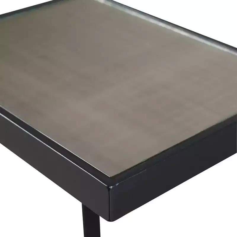 Uttermost Windell Cantilever Black Accent Table