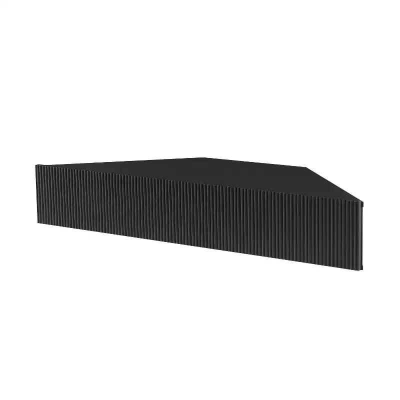 Mid-Century Modern 3-Shelf Corner Floating Console TV Stand for TVs up to 50