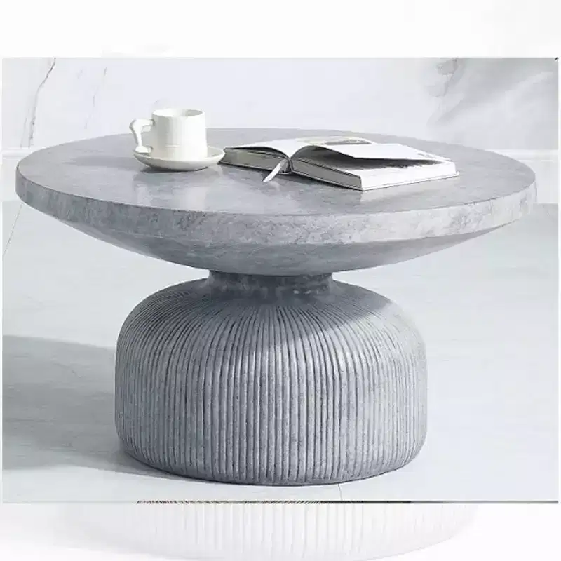30.12" Laddie Coffee Table Weathered Gray Finish - Acme Furniture