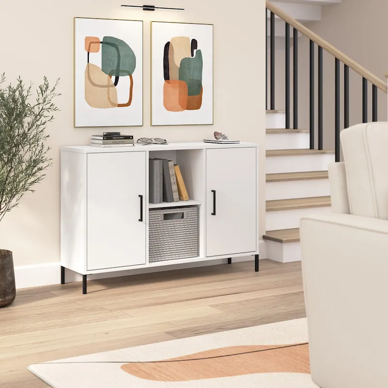 Essence Accent Storage Cabinet with Doors by Bush Furniture