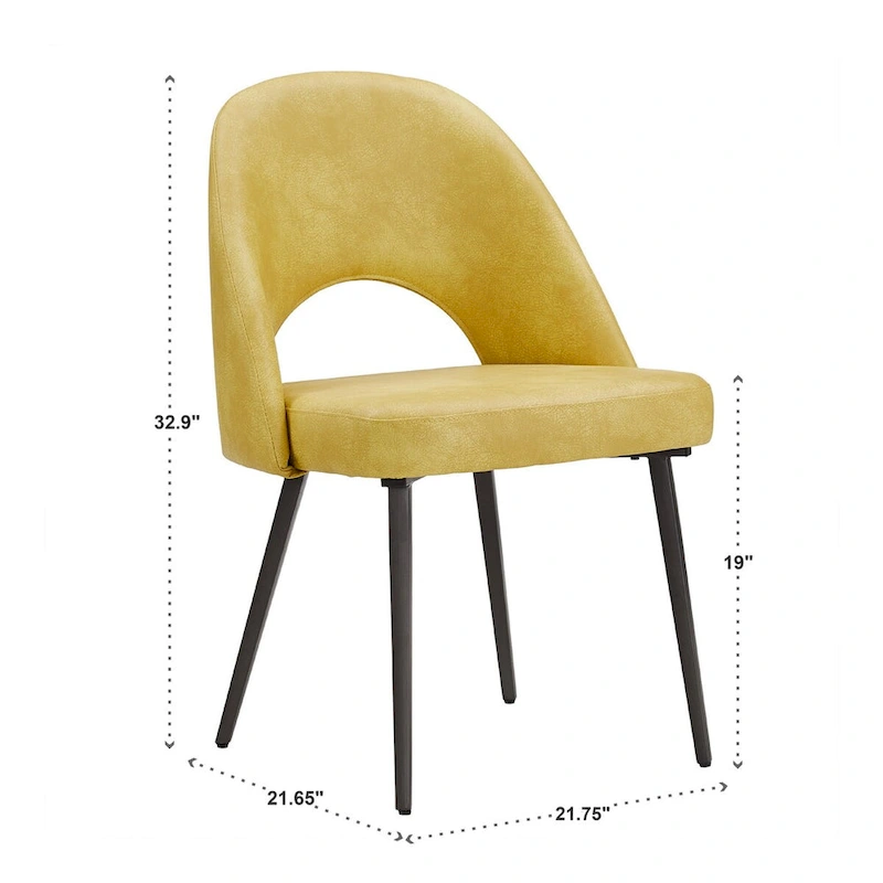 Presley Upholstered Dining Chairs (Set of 2) by iNSPIRE Q Modern