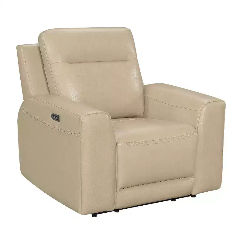Doncella Power Recliner Chair Sand - Steve Silver Co.
