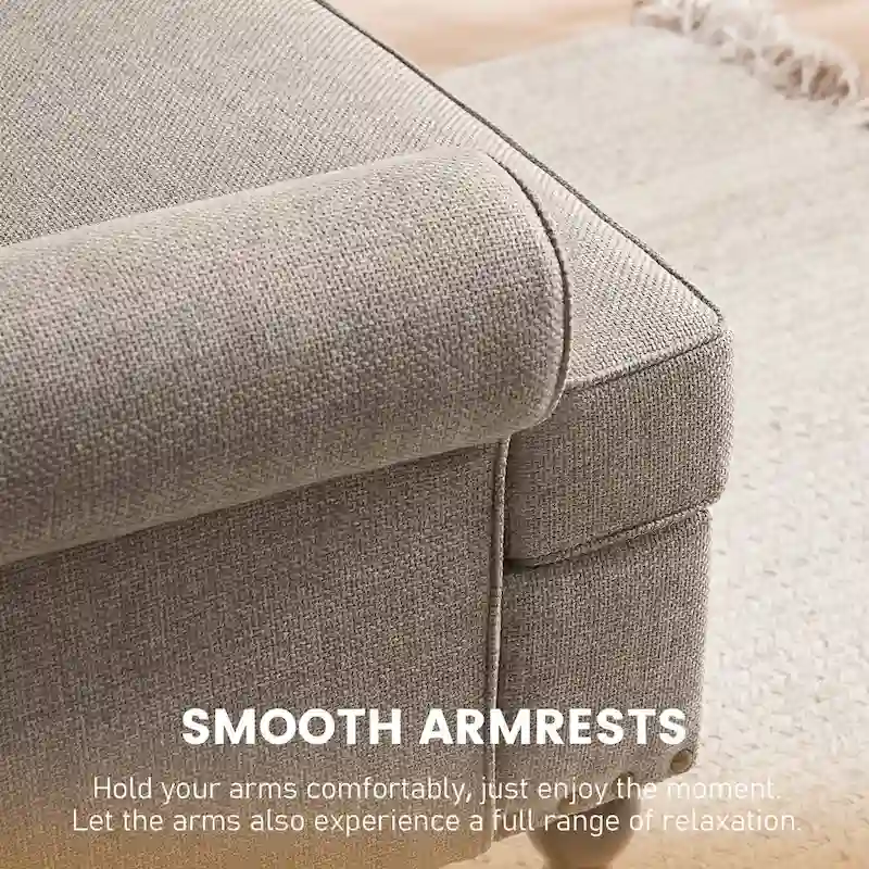 Huimo Modern Nailhead Accent Chair Arm Chairs Set of 2