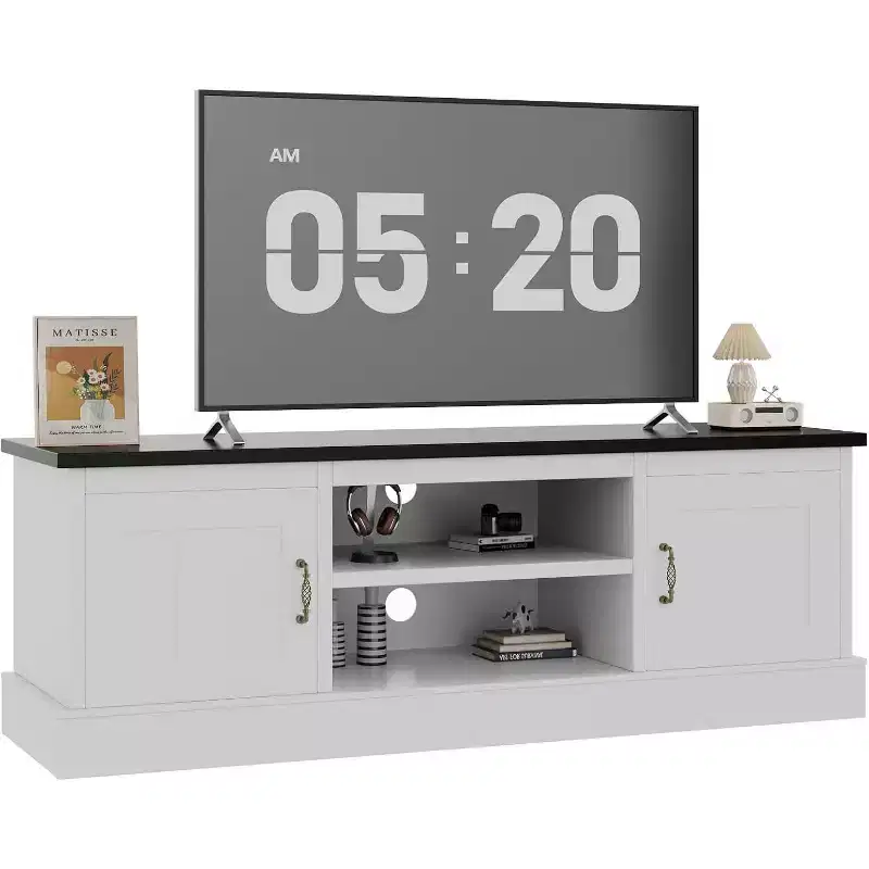 Media Console: Where Modern Entertainment Meets Rustic Warmth
