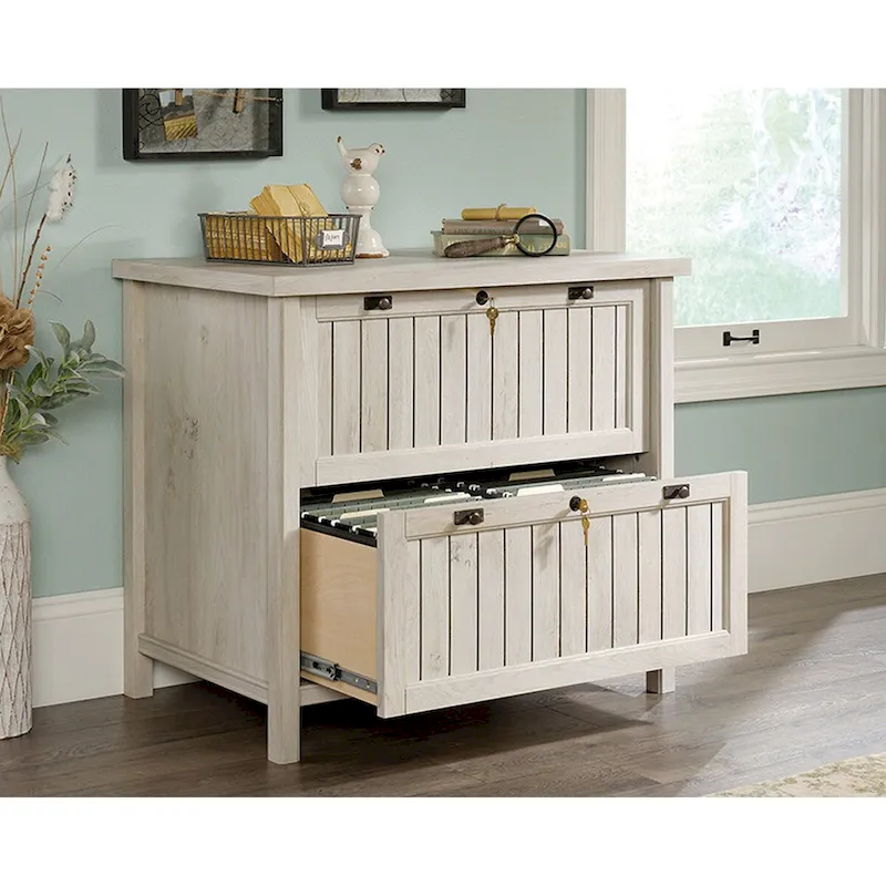 Lateral File Cabinet with Locking Drawers
