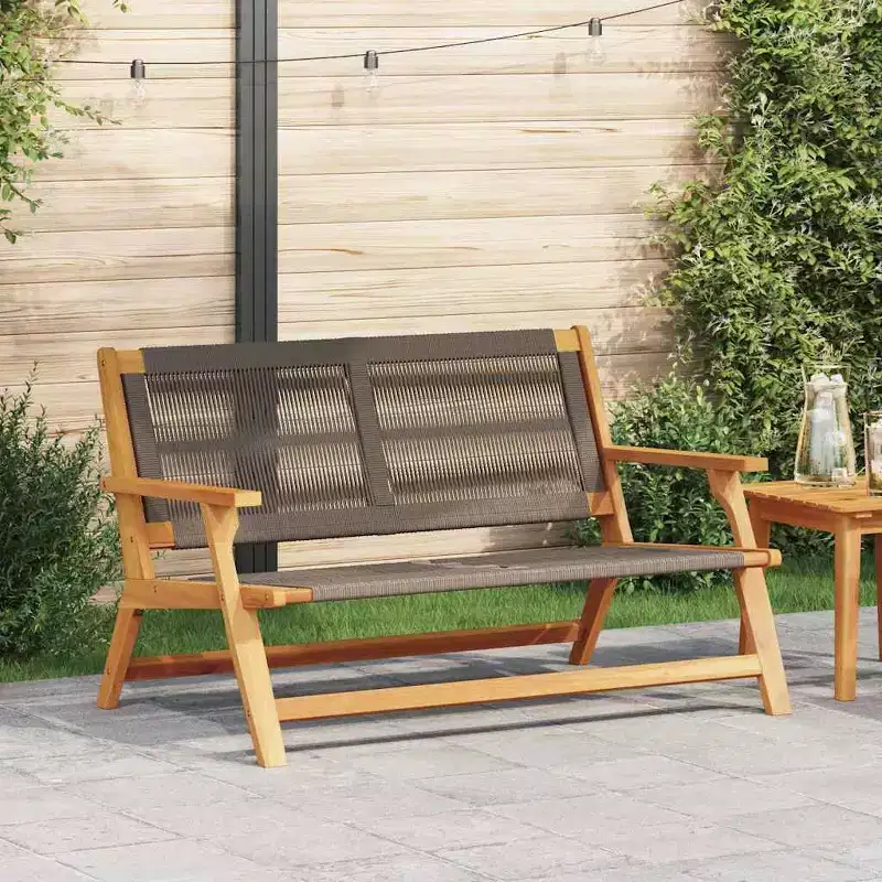 vidaXL Garden Furniture Grey 48.03 x 30.71 x 28.74 in