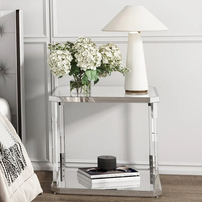 Glass Side Table