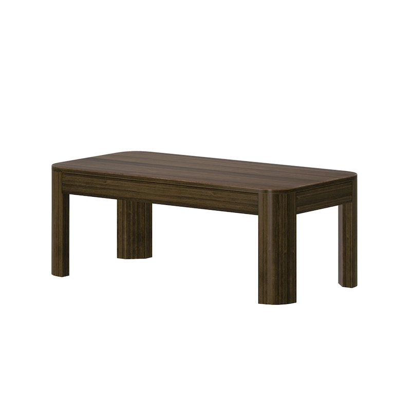 Plank and Beam Contour Rectangular Coffee Table - 40