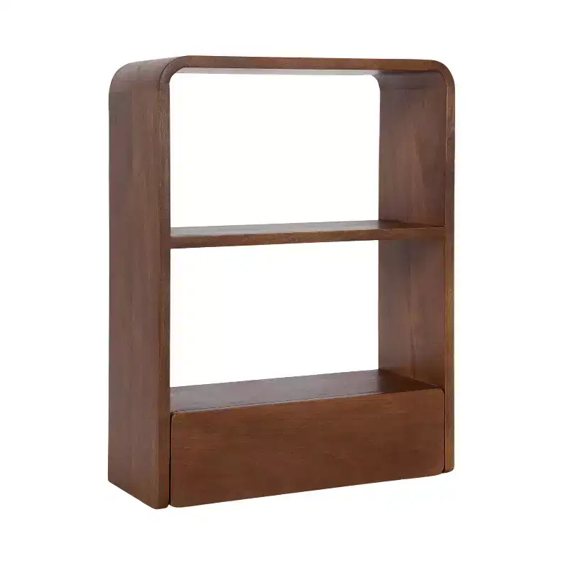 Kate & Laurel All Things Decor 18x24 Kato Wall Shelf with Drawer