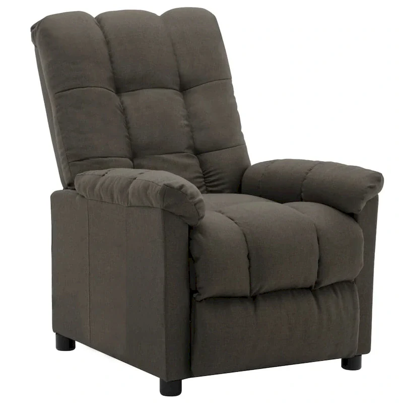 Recliner Taupe Fabric - 29.1 x 38.9 x 40.1