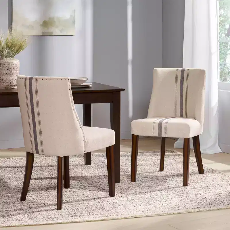 Christopher Knight Home Harman Contemporary Fabric Upholstered Dining Chairs (Set of 2)
