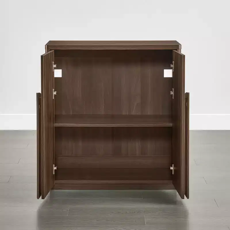 Modern Sideboard Buffet Cabinet with Wave Design