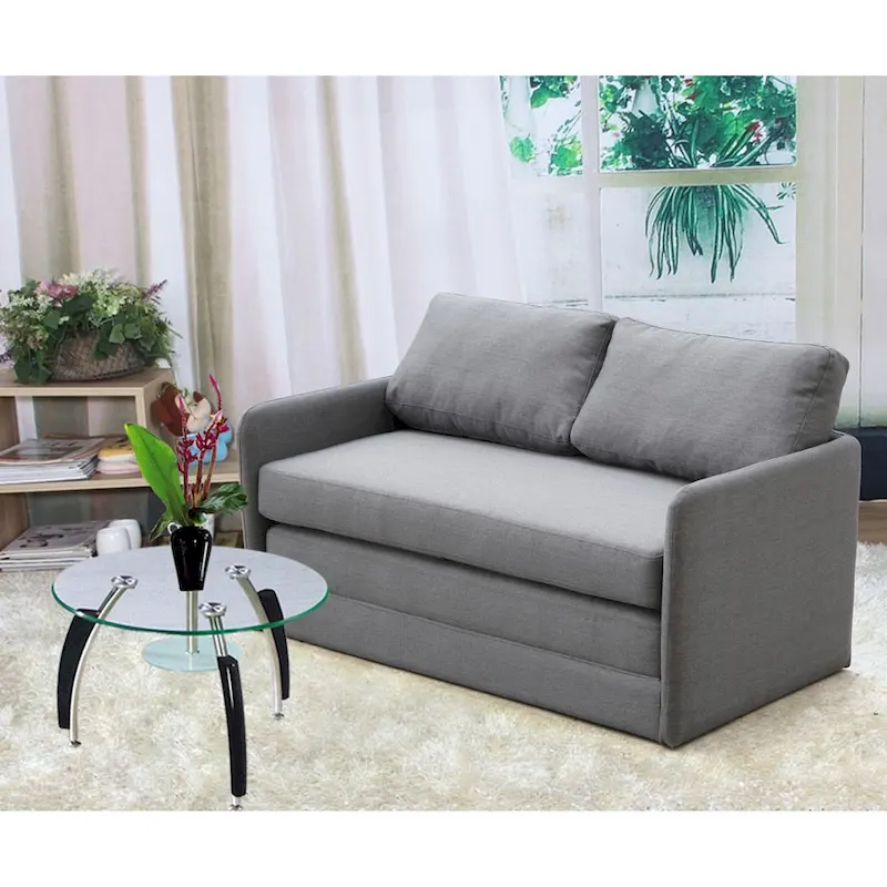 Reversible Foam Fabric Loveseat & Sofa Bed – 5.1