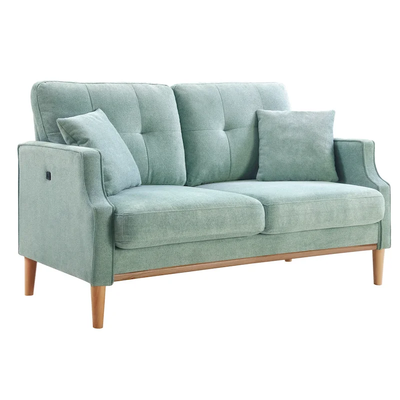 Modern Loveseat Sofa with USB Charge